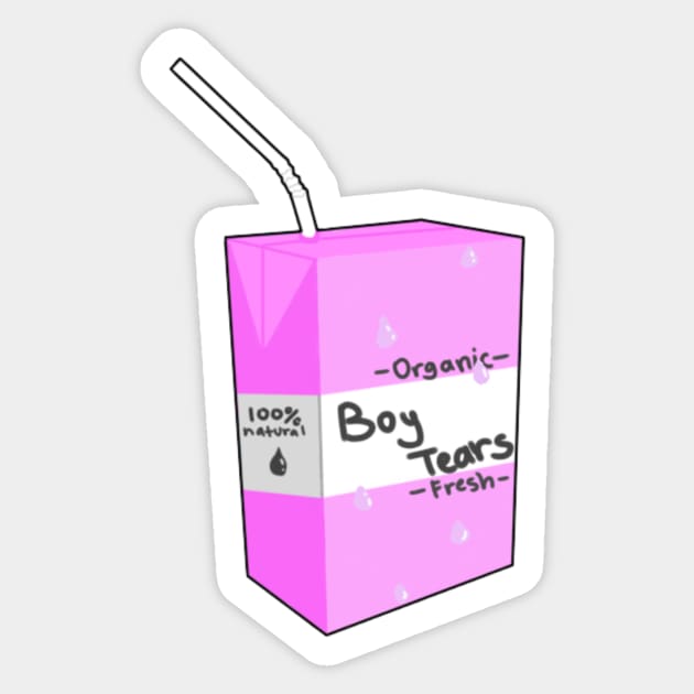 Organic Boy Tears Juice Sticker by chillayx